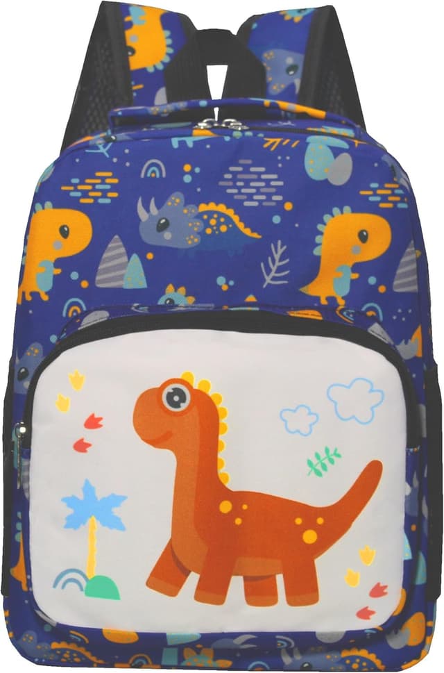 Detalle 2 de POWOFUN 13 Inch Kids Toddler/Preschool Travel Backpack – lightweight dinosaur cartoon schoolbag