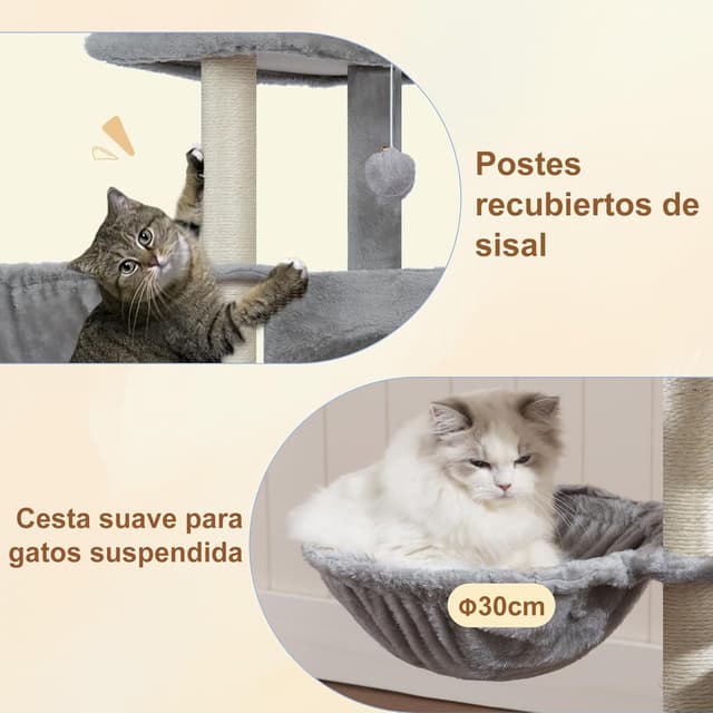 Thumbnail 4 de Heybly HCT201SW árbol rascador 92 cm