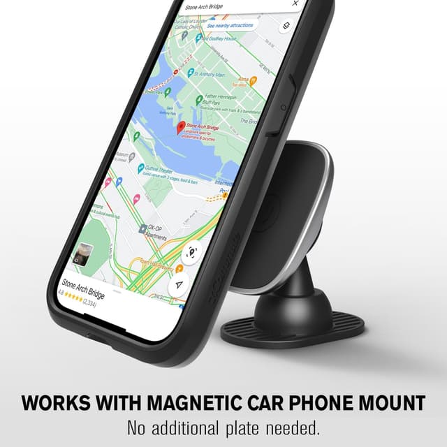 Thumbnail 6 de VENA vCommute for iPhone 15 Wallet Case (6.1-inch) with Kickstand, Military-Grade Drop Protection, Black