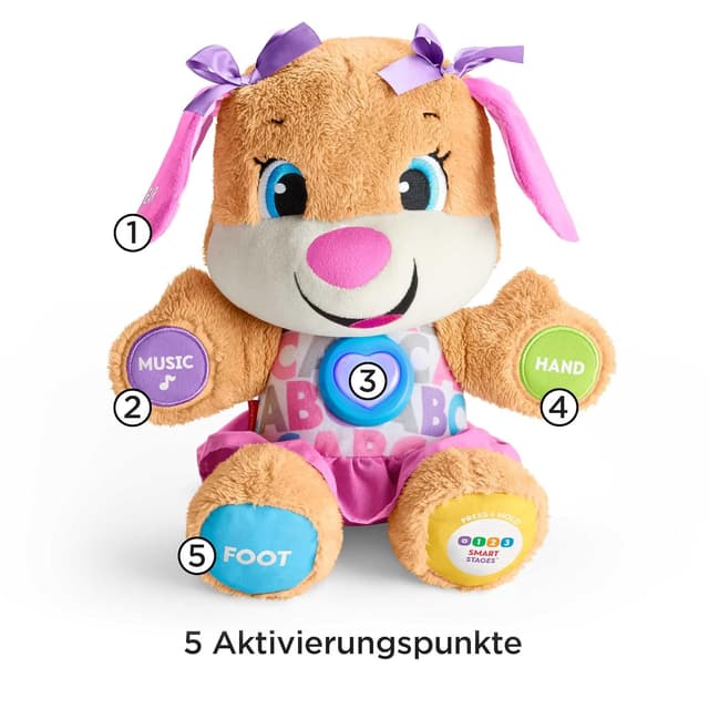 Detalle de Fisher-Price Hundefreundin Lernspielzeug 6 Monate