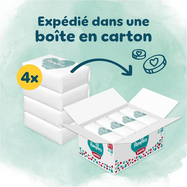 Detalle 2 de Pampers Harmonie Pants 168 couches-culottes đ¶
