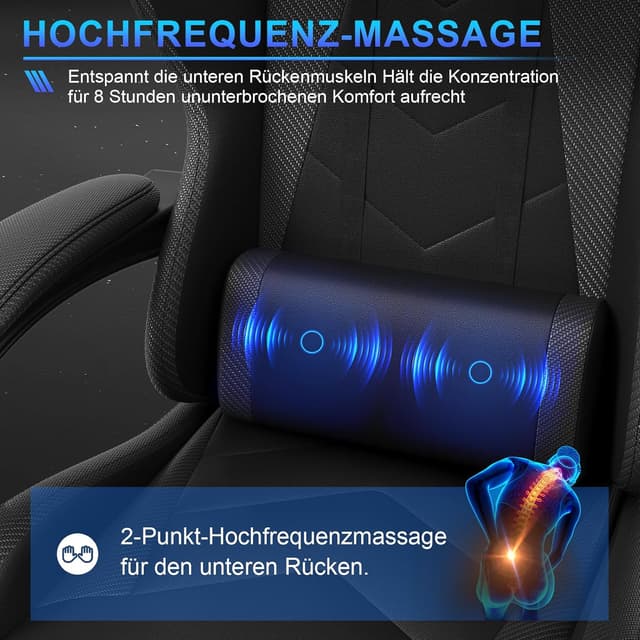 Thumbnail 3 de JUMMICO Sedia da gaming ergonomica 150 kg