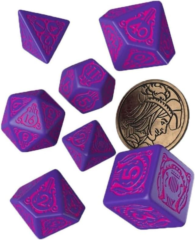 Thumbnail 1 de Q-Workshop WDA3R Dice Set Dandelion 7er