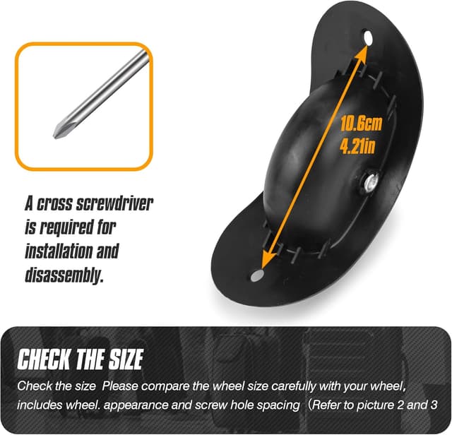 Thumbnail 6 de Volein VD019 replacement suitcase wheels
