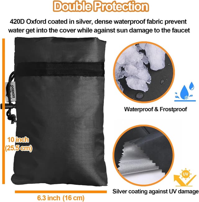 Thumbnail 3 de Enlarge Outdoor Faucet Cover 10" 🚰