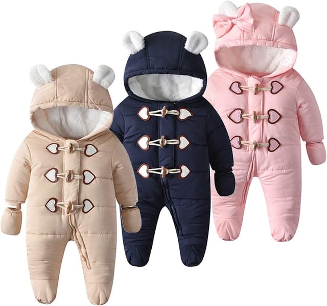 Detalle 2 de Warm snow suit for babies 3-24 months