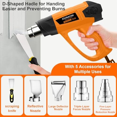 Thumbnail 7 de AIUNAOM Pistola de aire caliente 2000 W