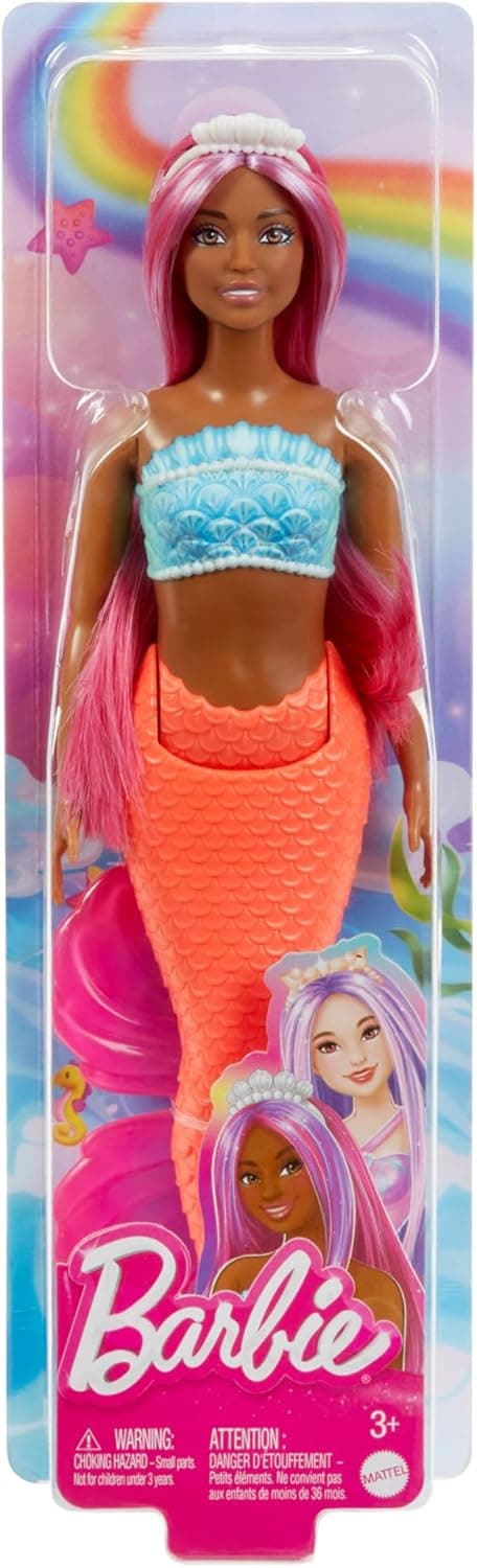 Detalle 2 de Barbie Mermaid Doll HRR04 with fantasy hair
