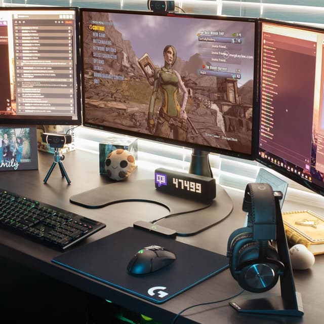 Detalle de Logitech G PRO X wired gaming headset with Blue VO!CE mic, DTS Headphone:X 7.1 and 50mm PRO-G drivers (Black)