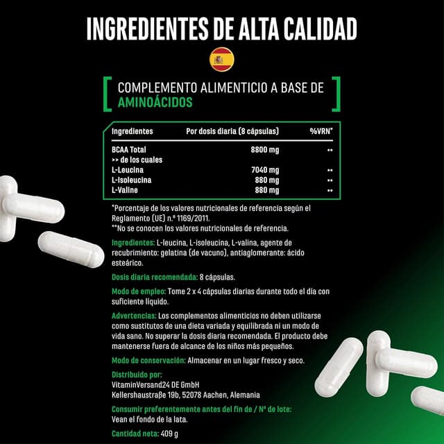 Thumbnail 4 de BCAA Ultra Caps 320 cápsulas 1100 mg