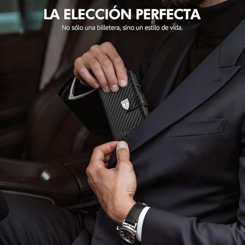 Thumbnail 5 de TENBST Portefeuille homme ultra-mince avec 10 cartes đ