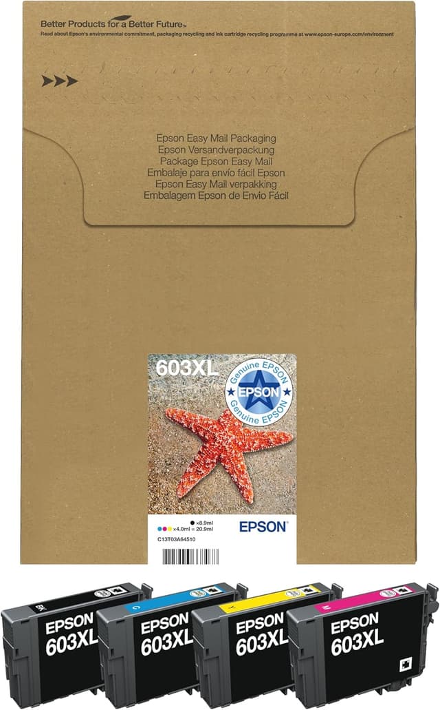 Thumbnail 4 de Epson 603 Starfish Genuine Multipack, 4-colour ink cartridges