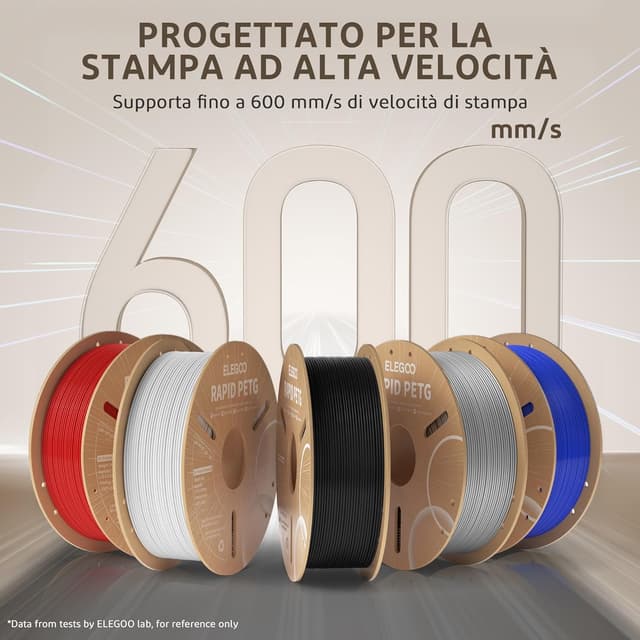 Thumbnail 1 de ELEGOO Rapido PETG 1,75 mm 2 kg per stampanti 3D 🖨