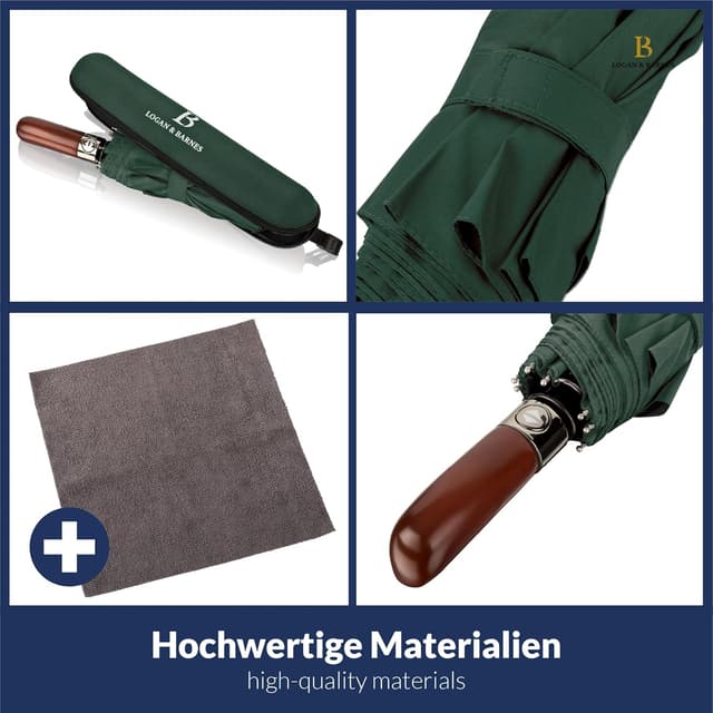 Detalle 1 de LOGAN & BARNES Taschenschirm Dublin 140 km h