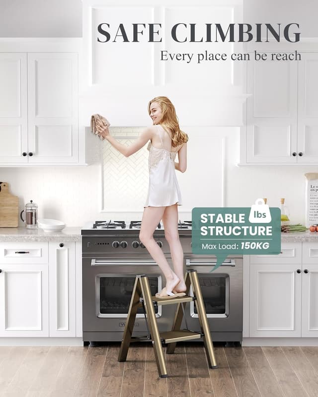 Thumbnail 4 de GameGem 2 Step Ladder 150 KG capacity 🪜