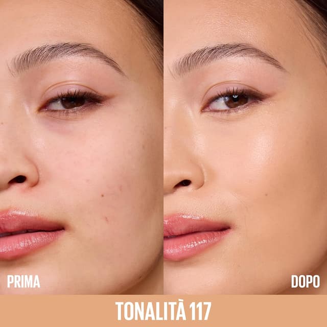 Detalle de Maybelline New York Lifter Plump and Glow Fondotinta Illuminante 117 – finish naturale, 30 ml