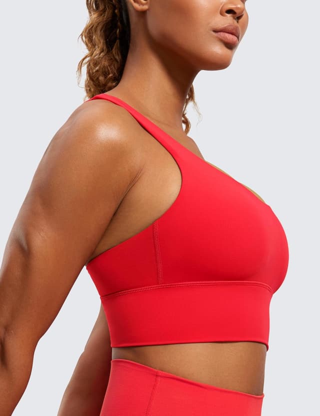 Detalle de CRZ YOGA canotta longline sportiva donna con reggiseno imbottito e spalline (Naked Feeling)