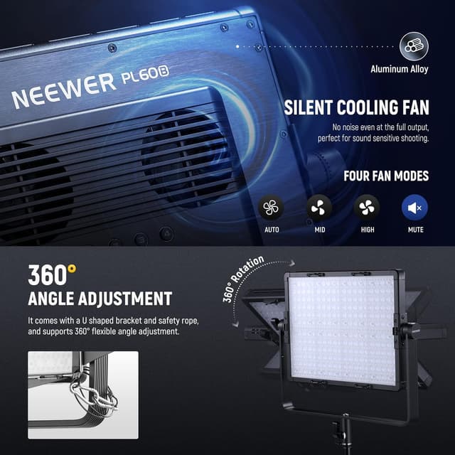 Thumbnail 6 de NEEWER PL60B bi-colour LED panel light 60W