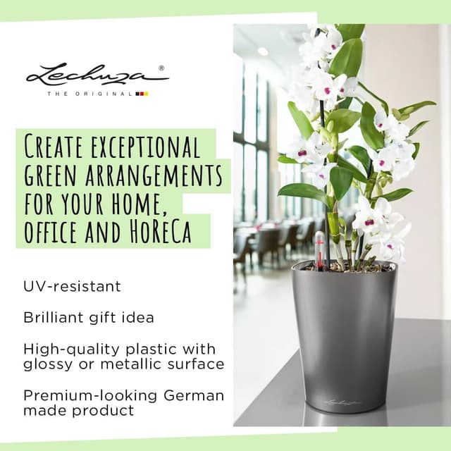 Thumbnail 4 de Lechuza Deltini antracite metallizzato 15x19x11,5 cm