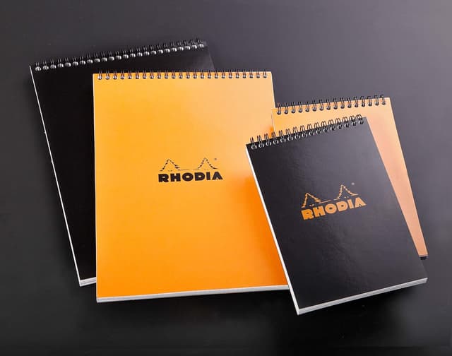 Detalle 2 de RHODIA 16501C Spiral Notebook A5 Orange