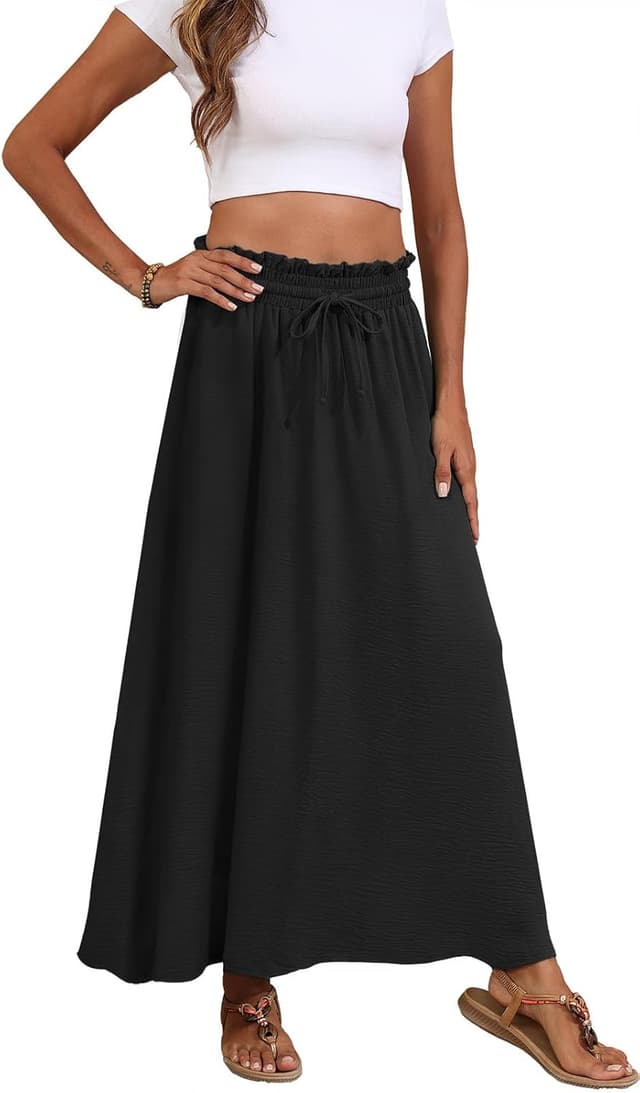 Thumbnail 4 de Askyes Maxi Skirt High Waisted 1 emoji