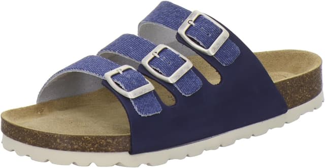 Detalle de AFS-Schuhe 2133 – Pantoufles de sport en cuir pour femme, avec boucle réglable