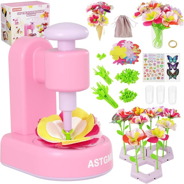 Detalle de ASTGMI DIY Blumen-Bastelset für Kinder ab 3 Jahren