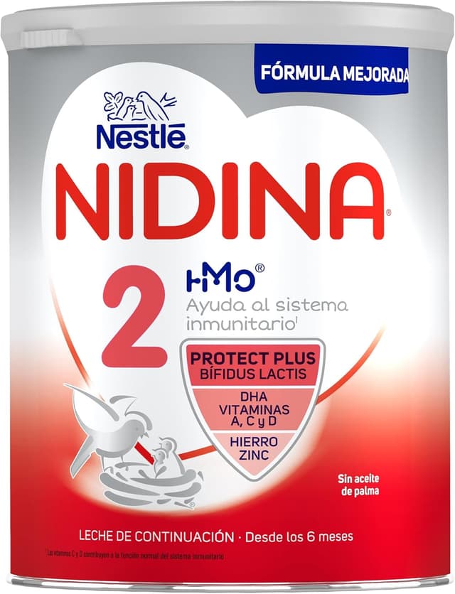 Detalle 2 de Nestlé NIDINA 2 Leche Continuación en polvo para bebés