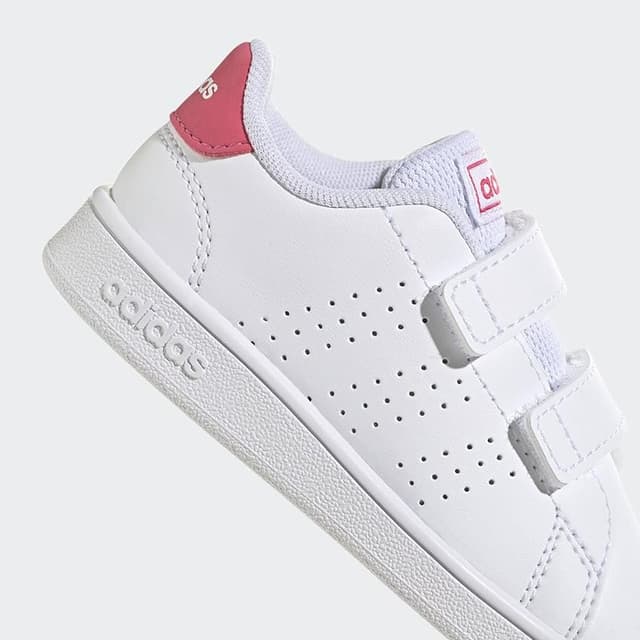 Thumbnail 6 de adidas Advantage Lifestyle Zapatillas de Tenis 👟 White/Pink, 23 EU