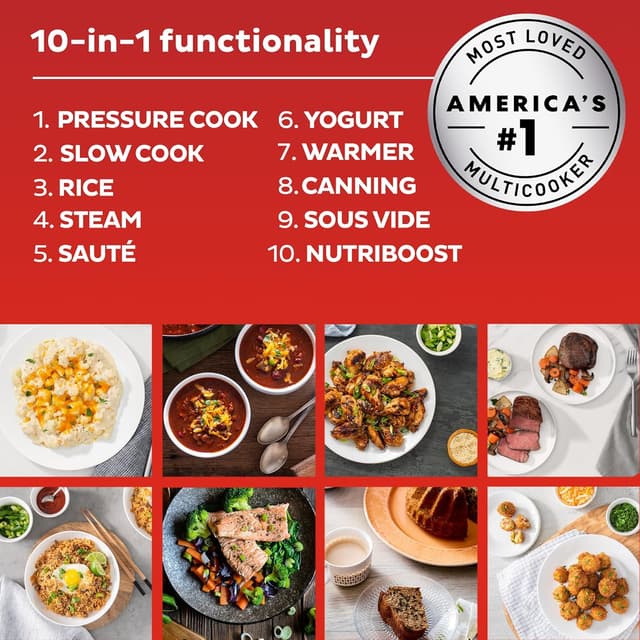 Thumbnail 3 de Instant Pot PRO Max Wi‑Fi 6 Quart Pressure Cooker