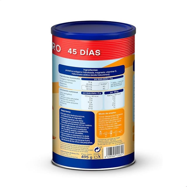 Detalle 2 de Colnatur Complex Neutro 495 g — colágeno con magnesio y vitamina C 💊