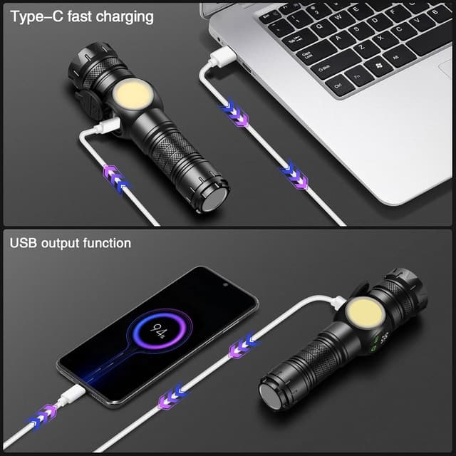 Thumbnail 4 de Jayxinli F13 LED Torch 500000 Lumens