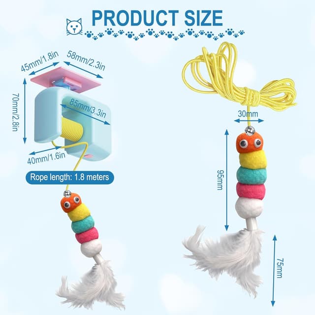 Thumbnail 1 de MewZoo Interactive Cat Toy for Indoor Cats