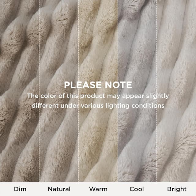 Detalle 2 de Bedsure Fleece Throw Blanket 130x170 cm