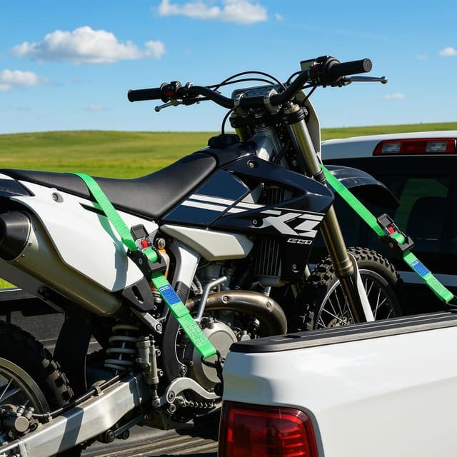 Thumbnail 6 de TLGREEN Cinghie di ancoraggio automatiche con cricchetto, 2 pezzi da 3 m x 25 mm, con ganci a S