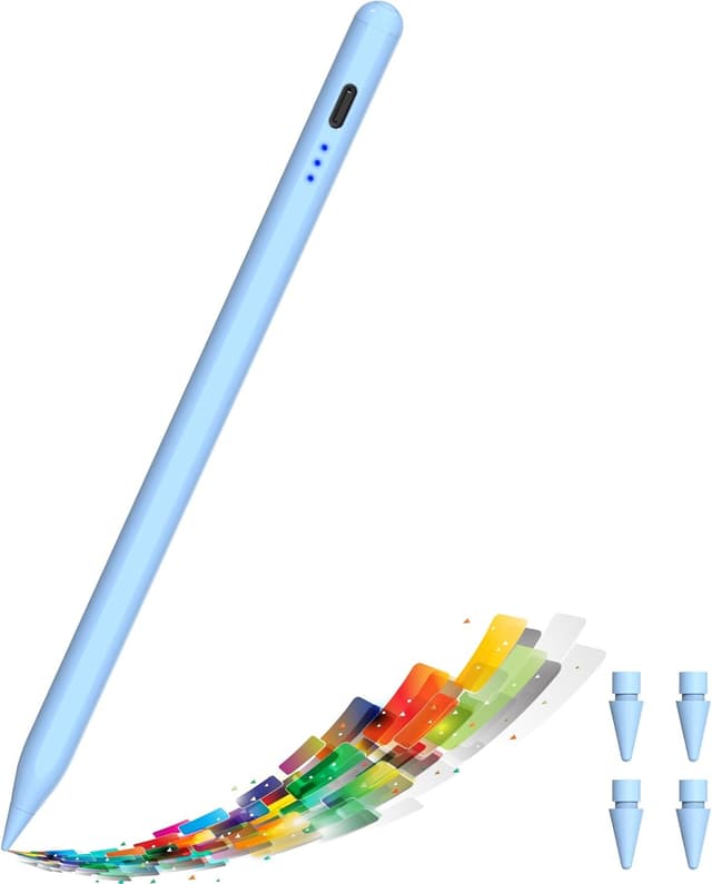 Detalle de CAMPEXON Stift für iPad Pro M5 (A16, 2018–2025) – Pencil 1. Generation mit USB‑C Schnellladung & Neigungssensitivität