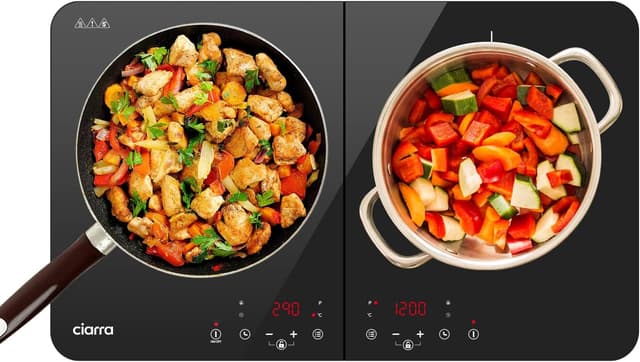 Imagen de Table de cuisson CIARRA 2 feux 3500 W ⚙ en OfertitasTOP