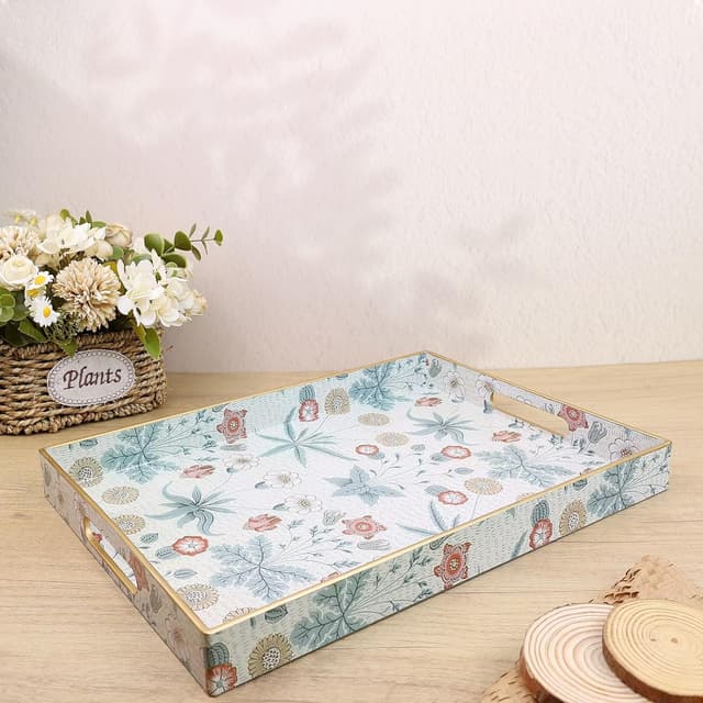 Thumbnail 4 de Leemxiiny Rectangle Serving Tray with Handles 🍽