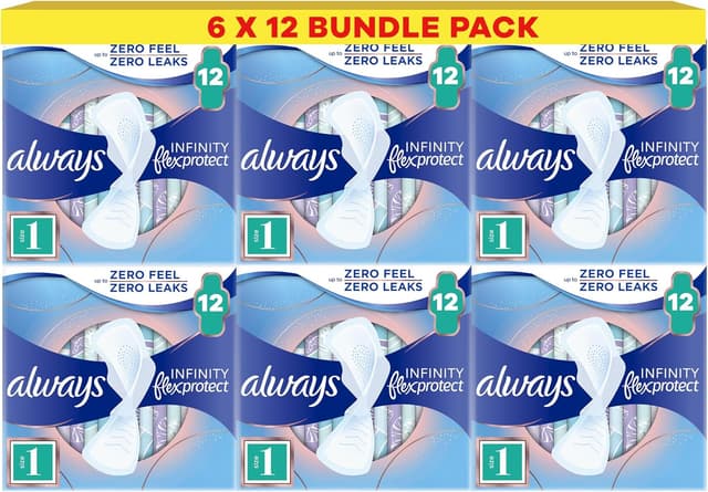 Imagen de Always Infinity FlexProtect Size 1 sanitary towels 🩸 en OfertitasTOP