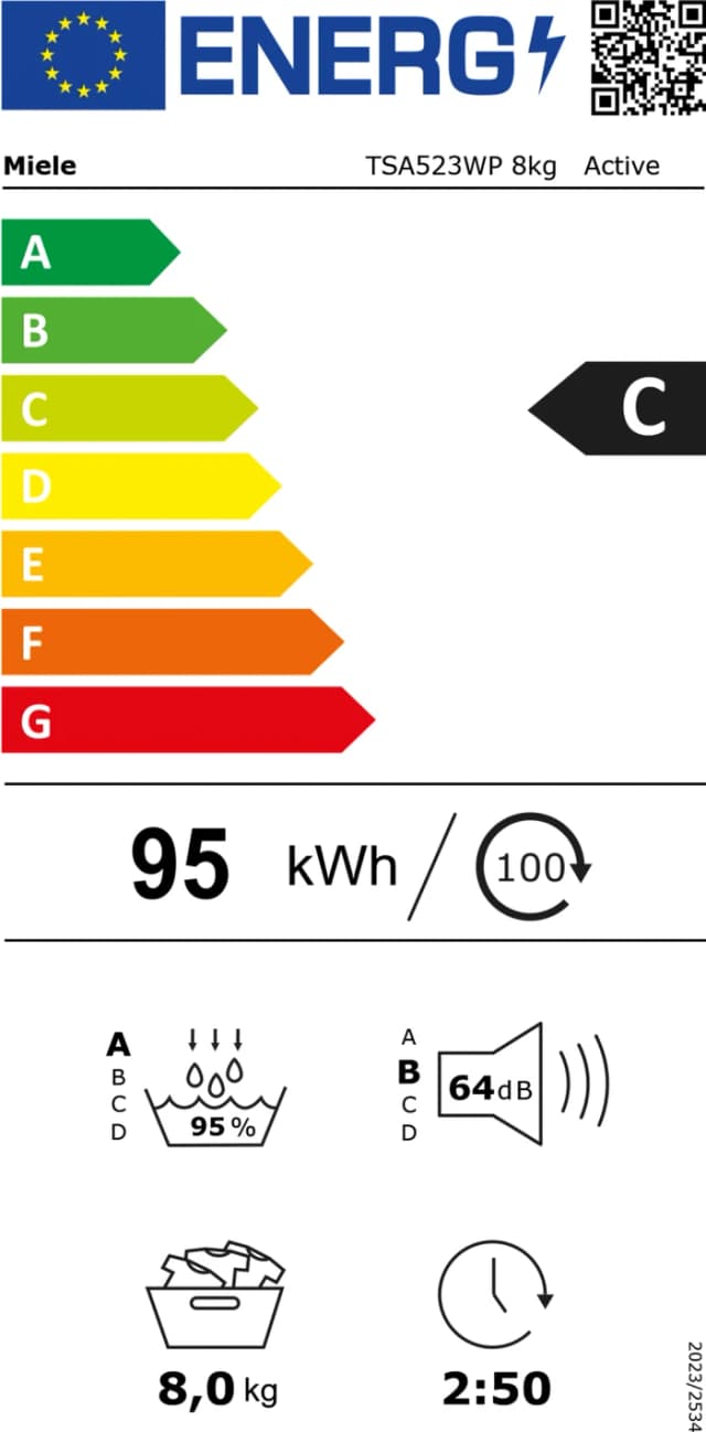 Thumbnail 22 de Miele WSA 123 WCS + Miele TSA 523 WP EcoSpeed Set