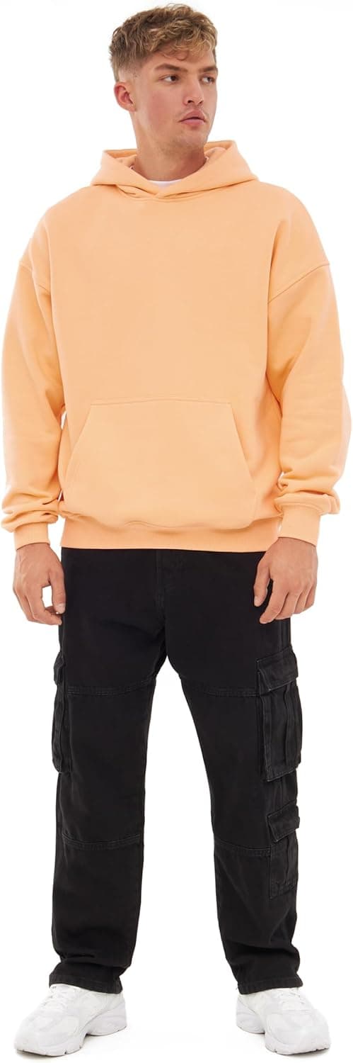 Detalle 2 de Johnny Urban Cody felpa con cappuccio uomo e donna oversize in jersey leggero con tessuto pesante