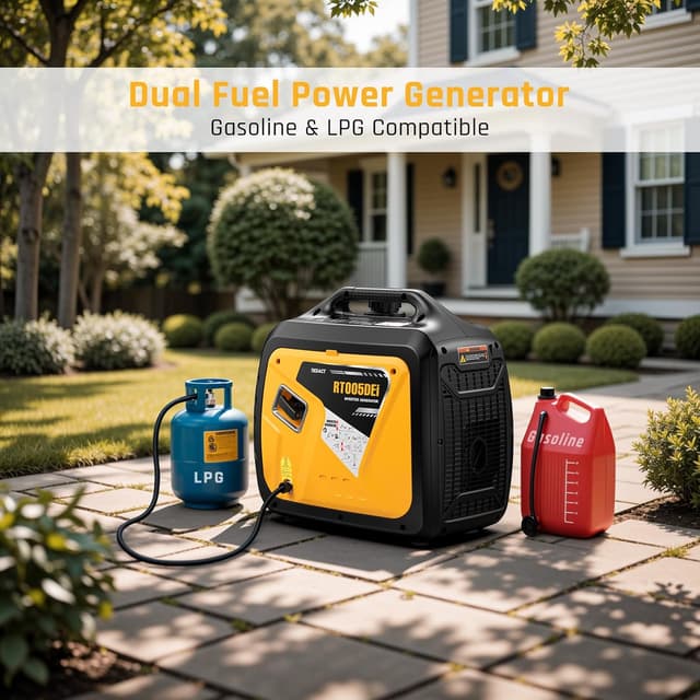 Thumbnail 2 de 5000W Dual Fuel Inverter Generator ⚡