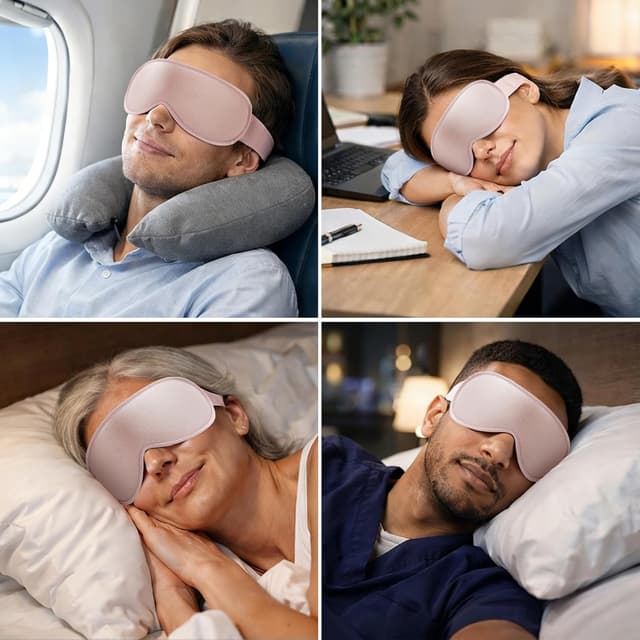 Thumbnail 5 de GRIFEMA GH03-1 Antifaz 3D Rosa para dormir