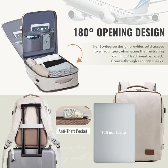 Thumbnail 4 de VMIKIV Zaino Ryanair 40x30x20 per viaggio