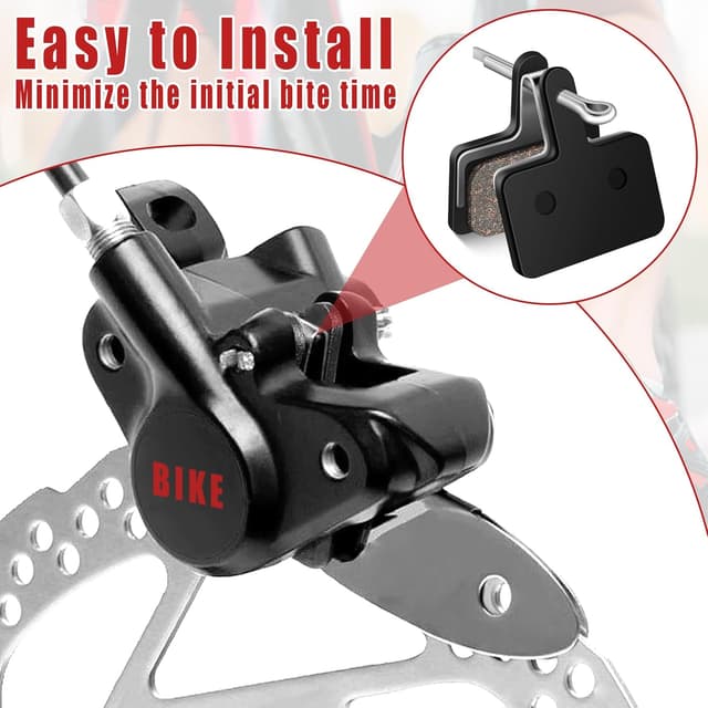 Detalle de Mountain bike resin brake pads, 6 pairs