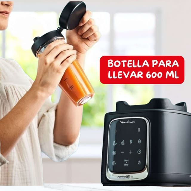 Detalle 2 de Moulinex InfinyMix LM91HD - Batidora de vaso rápida 🥤