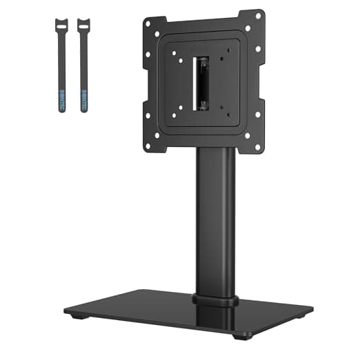 Imagen de BONTEC Soporte TV Pie para Pantallas de 23-42 Pulgadas LCD/LED/OLED Plasma y Curva, Soporte Pie TV Mesa Universal con Rotación y Altura Ajustable, hasta 45kg, Máx. VESA 200x200mm en OfertitasTOP