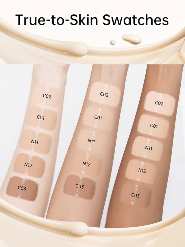 Thumbnail 6 de CATKIN Cushion Foundation BB Base – leichte, langanhaltende 7‑in‑1 Kräuterformel mit Nachfüllpackungen (13 g × 2)