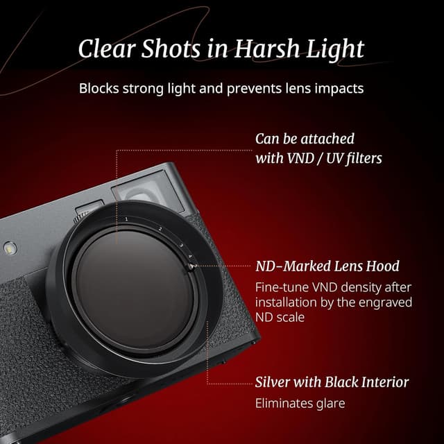 Thumbnail 2 de SmallRig Gegenlichtblende Fujifilm X