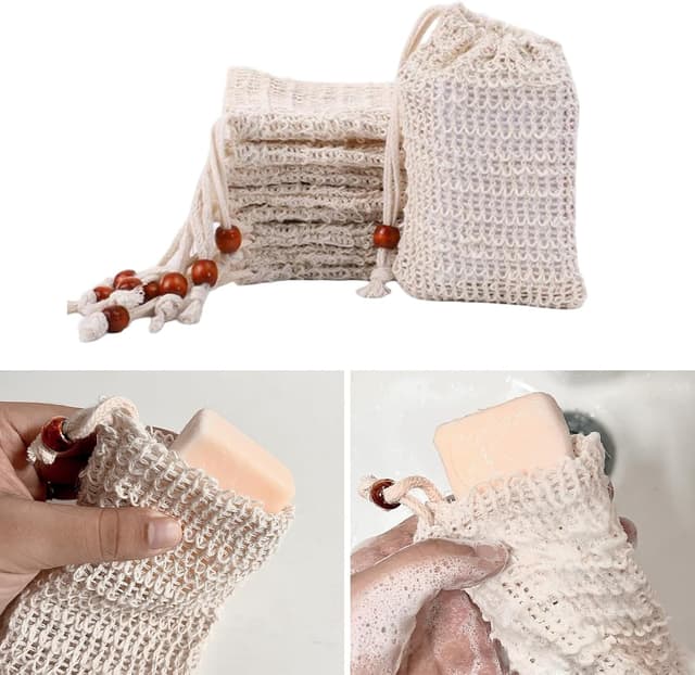 Thumbnail 4 de Sisal Soap Saver Bags 10x15cm 5 Pack